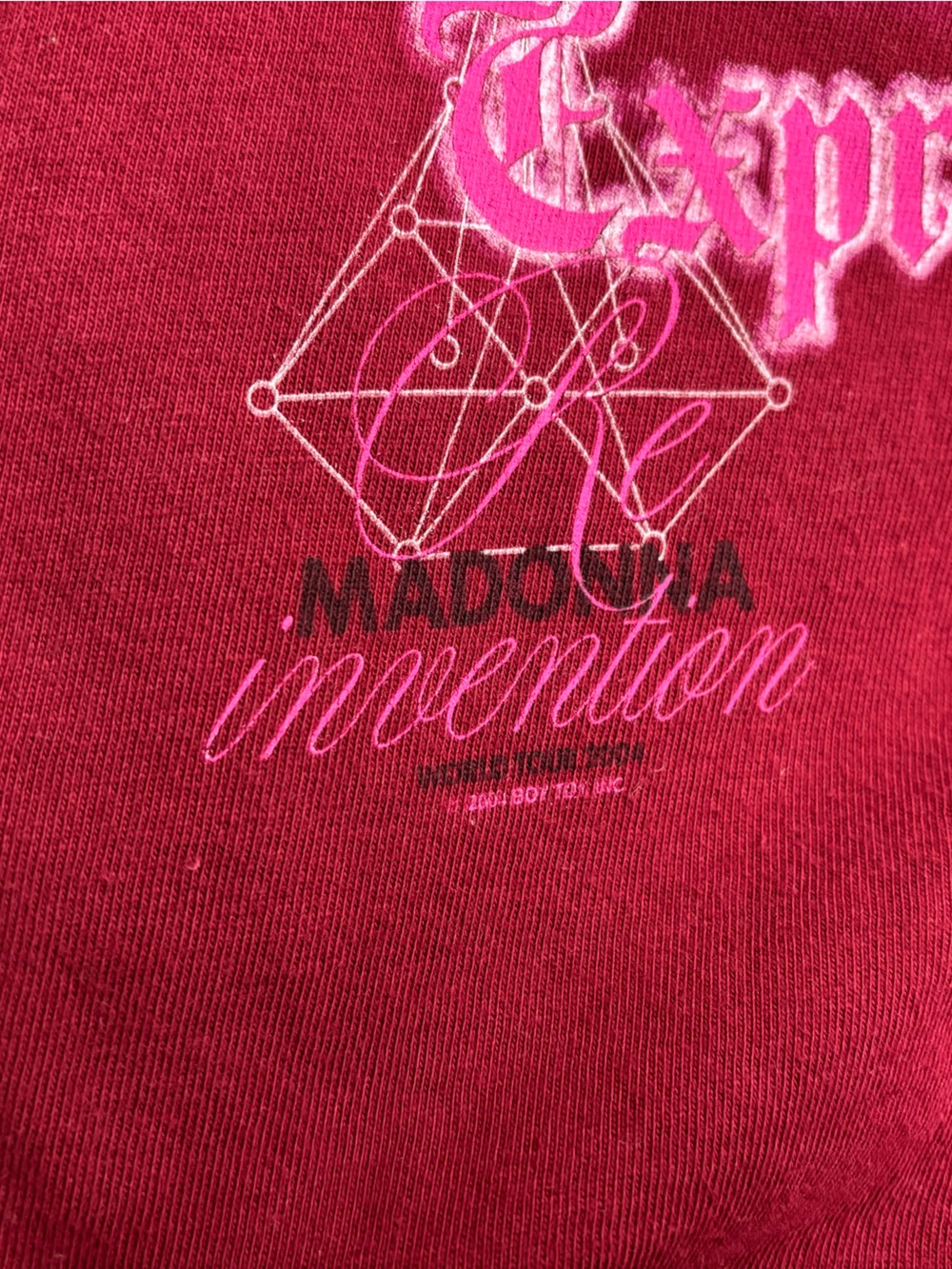 Vintage Madonna Re-Invention Tour 2004 authentic concert tee - shrunken fit - Picture 5 of 7